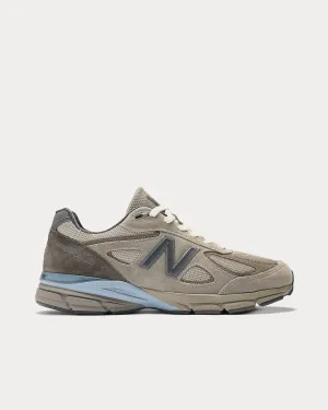 Made in USA 990v4 London Fog / Turkish Coffee / Blue Shadow Low Top Sneakers