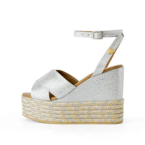 Masha Sandals Silver - Leather