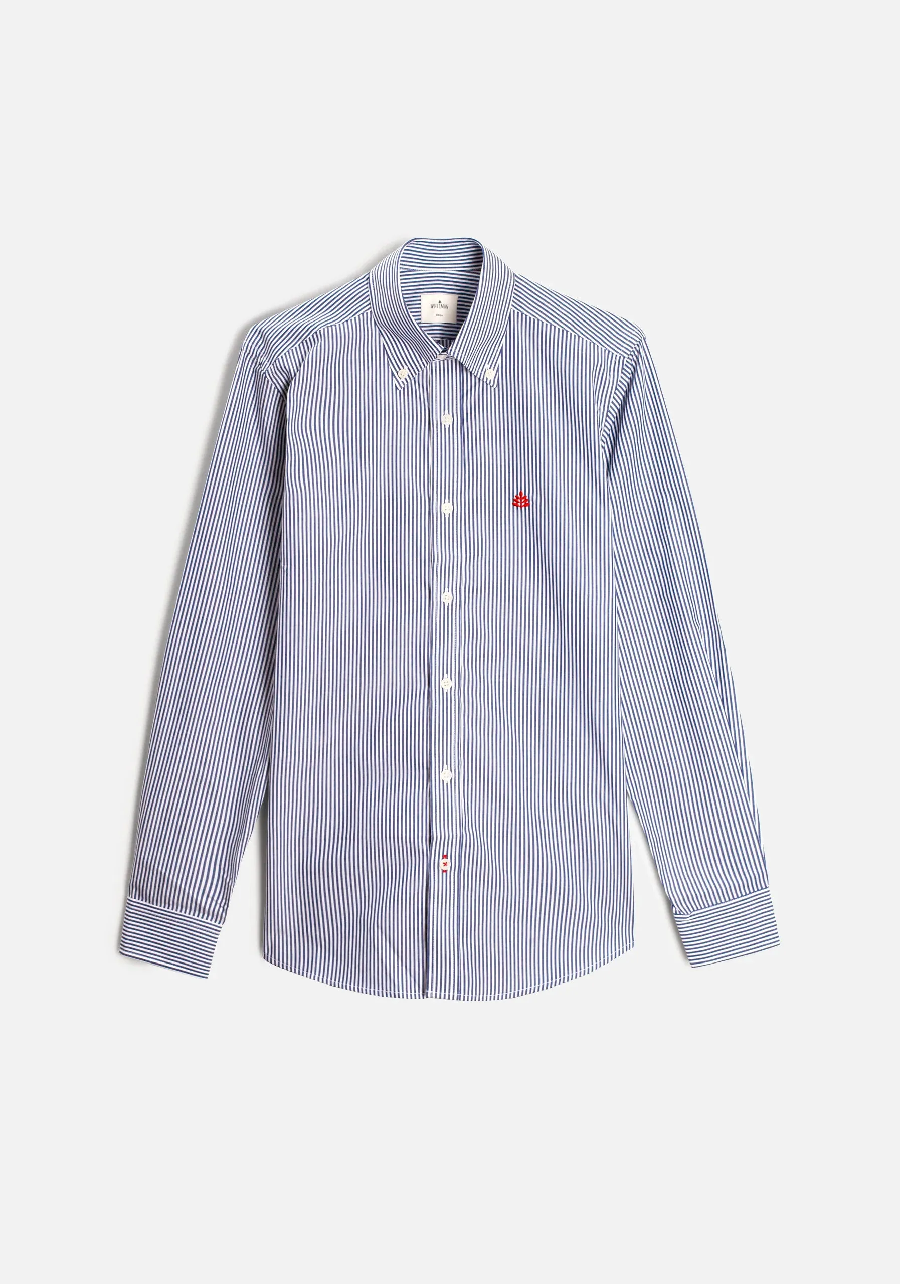 Med Stripe Shirt Blue Osc - White - CBD L-Roj