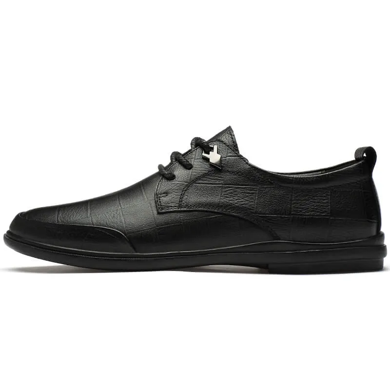 Men’s Genuine Leather Casual Shoes Oxford Business Dress Shoes