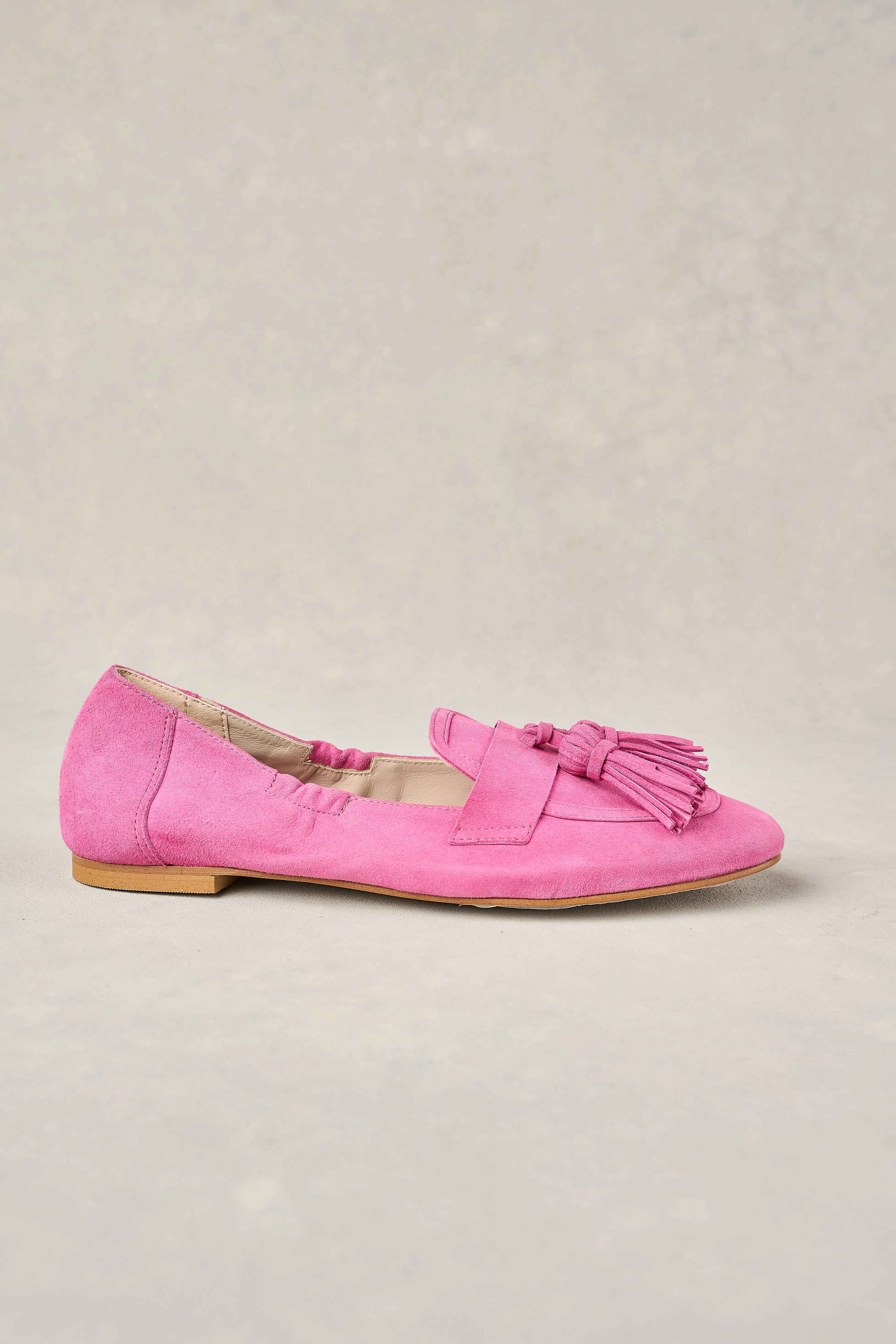 Monet Suede Tassel Loafer