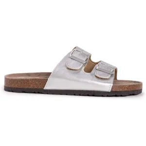 Muk Luks Women's Terra Turf Marla-platino Flat Sandal
