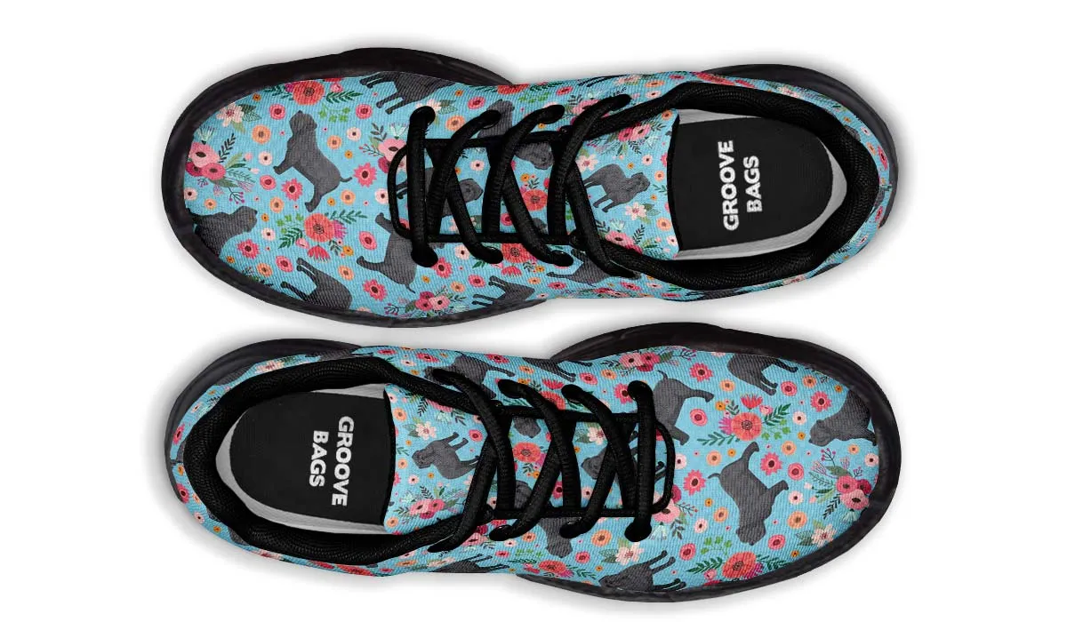 Neapolitan Mastiff Flower Chunky Sneakers
