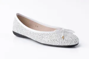 PAUL MAYER - BINGO - SIZE 8.5 - NAPPA WHITE