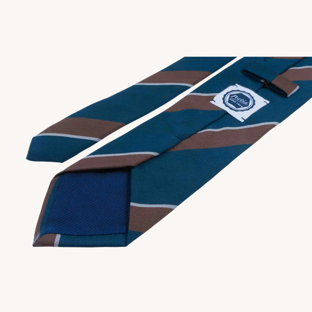 Petrol Wool Tie