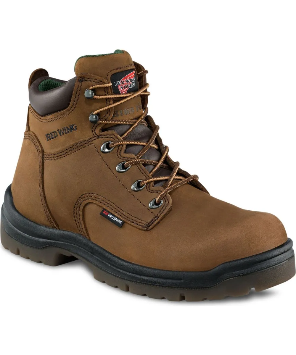 Red Wing Shoes Men’s 6-inch Waterproof Work Boots (435) - Hazelnut Tramper Leather