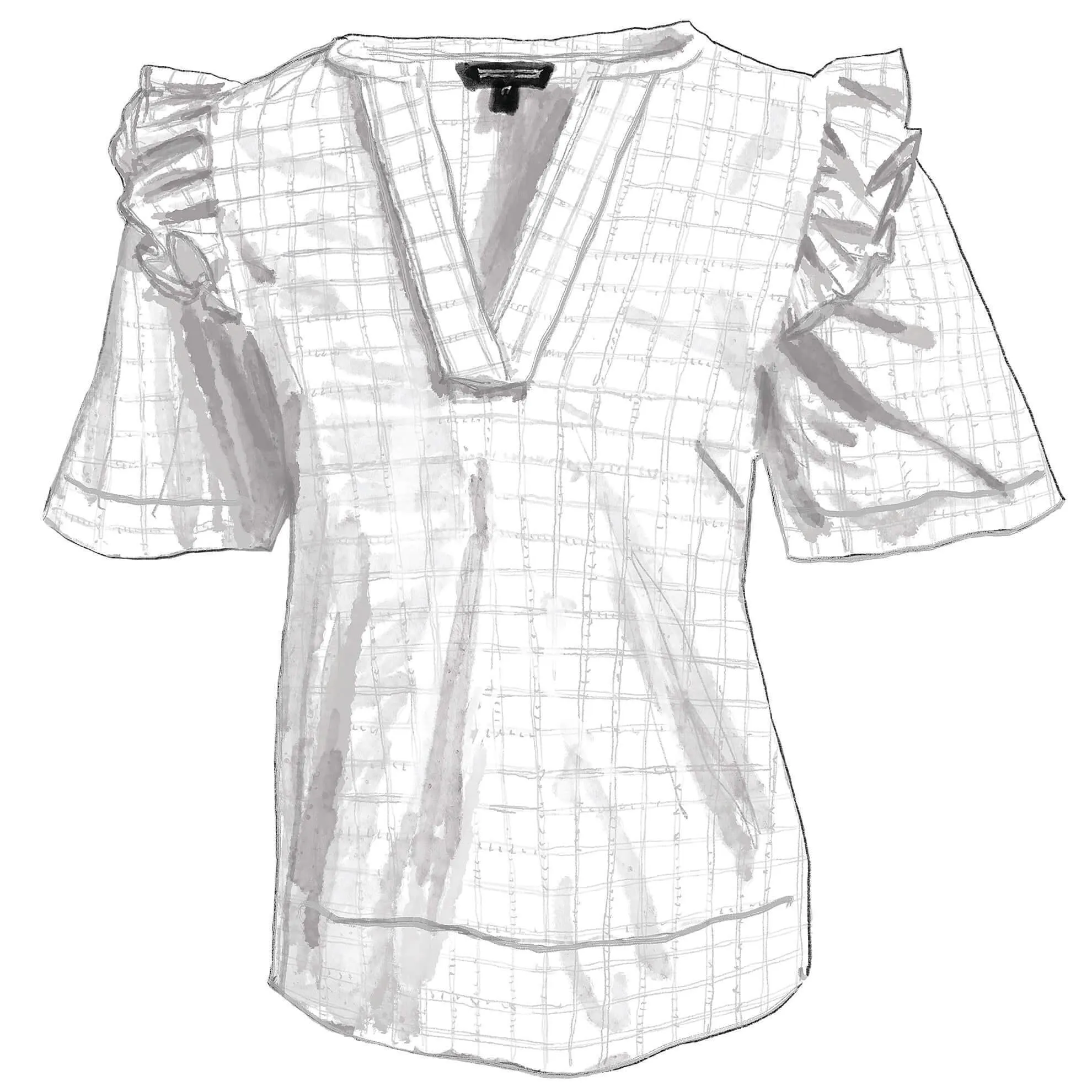 Scene Stealer Ruffle Blouse