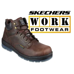 SKECHERS Men's Work: Argum Steel Toe Waterproof  1 1/4 Inch Heel 200034