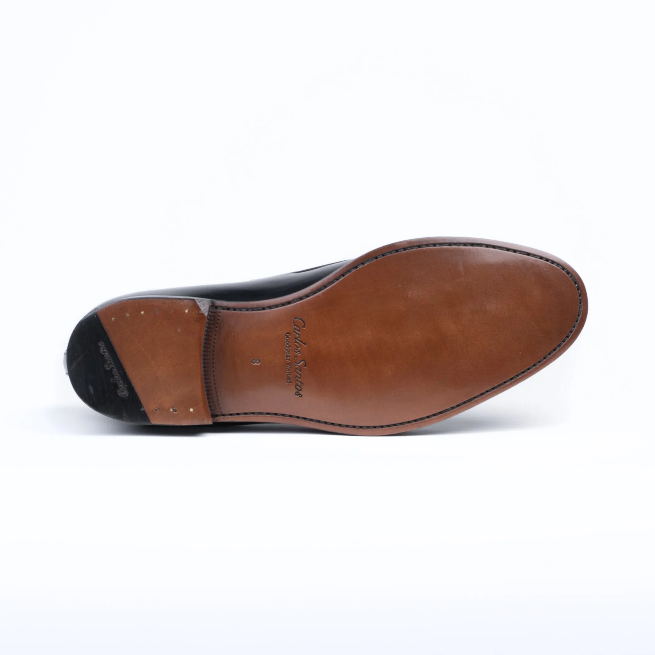 Tassel Loafer in Black Calf