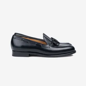 Tassel Loafer in Black Calf