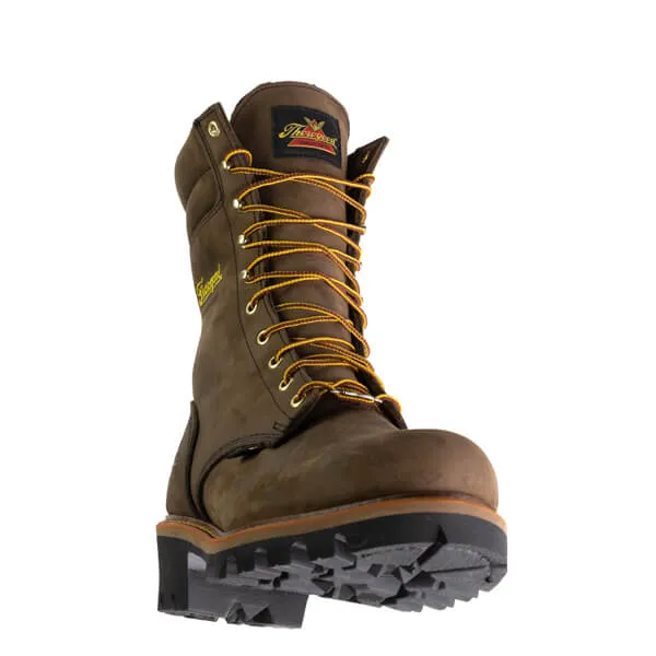 Thorogood Logger Series 9″ Brown Stud Horse Waterproof