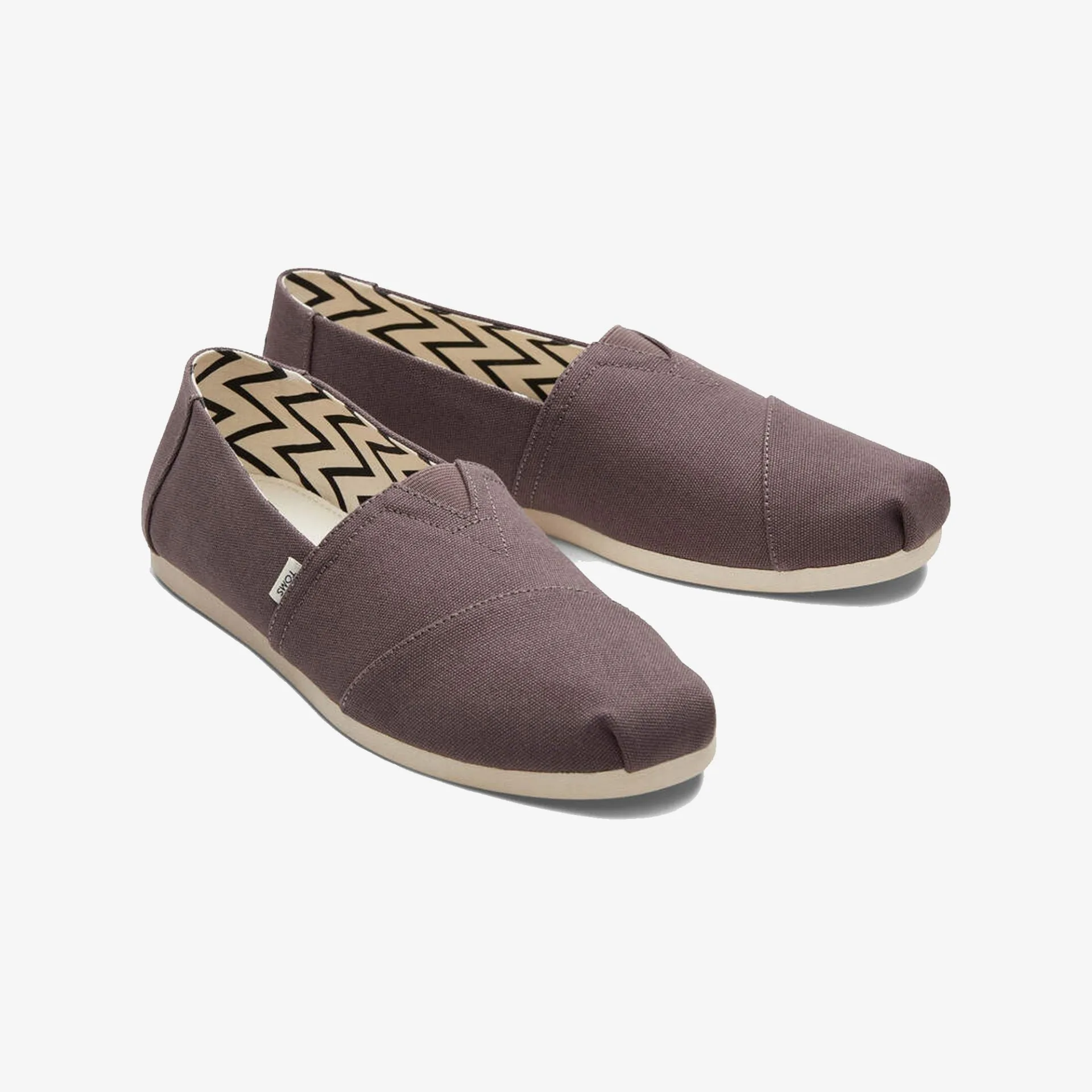 Toms | ALPARGATA RECYCLED COTTON CANVAS  { CHARCOAL GREY