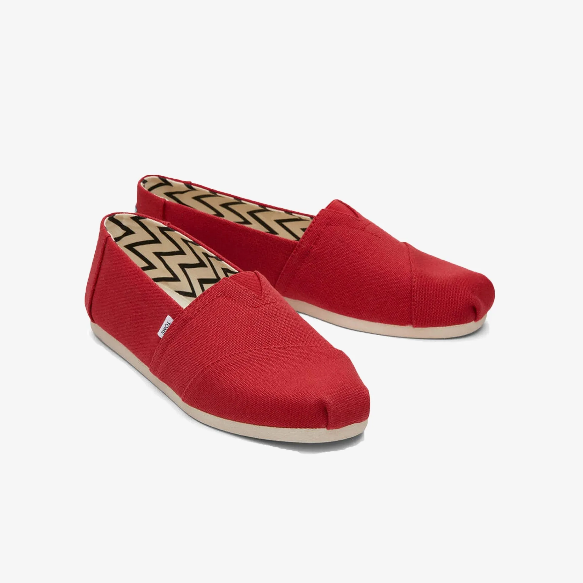 Toms | ALPARGATA RECYCLED COTTON CANVAS  { ROSE RED