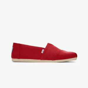 Toms | ALPARGATA RECYCLED COTTON CANVAS  { ROSE RED