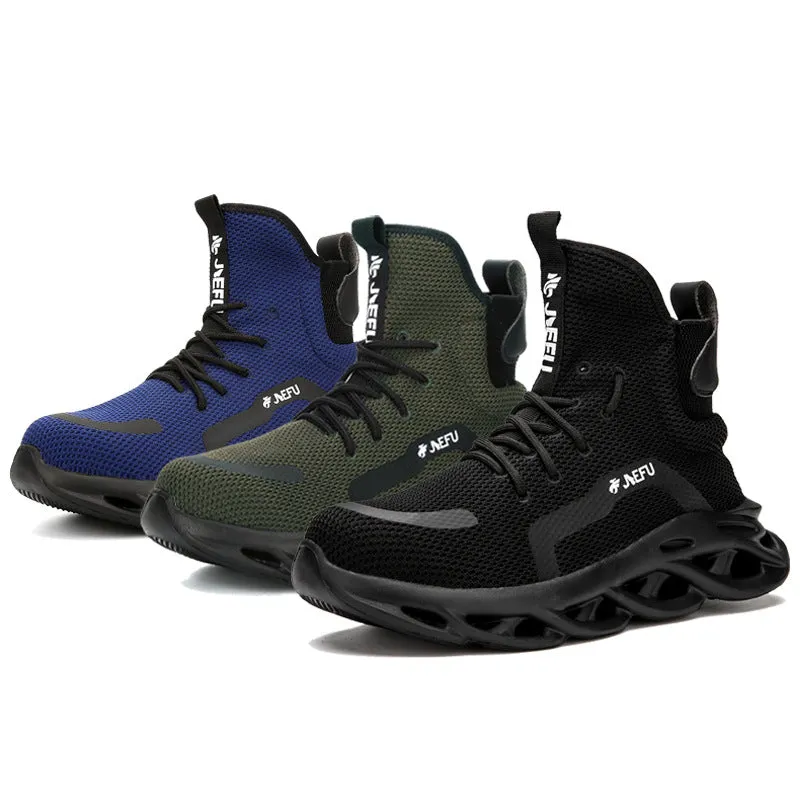 Ultra-Light Breathable Steel Toe Non-Slip Work Shoes